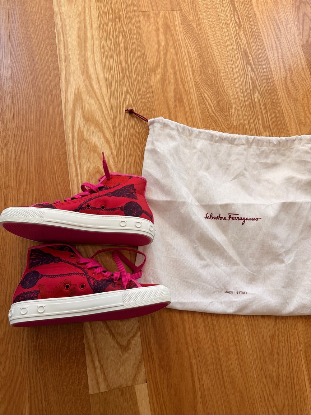 Salvatore Ferragamo High-Top Sneakers